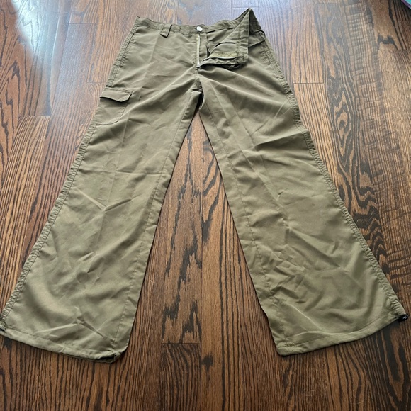 Y2k low rise flare cargo pants - Picture 1 of 2